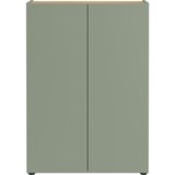 Germania Svijetlo zeleni ormarić za cipele u dekoru hrasta 74x105x33 cm Alviano – | shoptok.hr