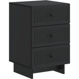  Noćni ormar s ladicama Crna 43 x 41 x 66,5 cm Konstruirano drvo | shoptok.hr