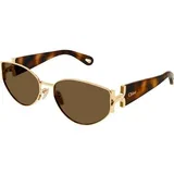 CH0260S 002 ONE SIZE (59) Zlata/Rjava