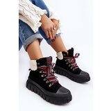 Boto Lined Boots Trappers on Thick Sole Black Ralotta | ePonuda.com
