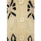 Trendyol Ecru Soft Textured V Neck Patterned Knitwear Knitwear Cardigan | Eponuda.ba