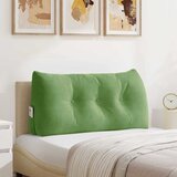  Jastuk za leđa Svijetlo zelena 100 x 24 x 50 cm Baršun | shoptok.hr