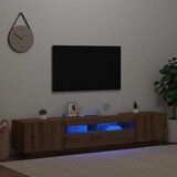 TV ormarić LED boja hrasta 200x35x40 cm konstruirano drvo | shoptok.hr