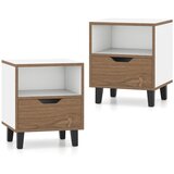 Costway Komplet Nočna mizica s predalom Nočna mizica 2pcs, (5000007112) Cene