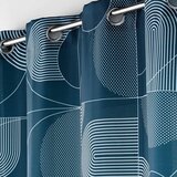 Douceur d intérieur Modra zavesa 140x280 cm Esquisse – | Shoptok.si