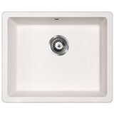 Metalac Inko metalac granitna podgradna sudopera quadro u 50 bela 570x470 Ø90 Cene