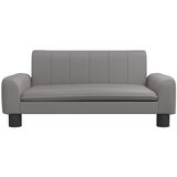  Krevet za pse sivo 70 x 45 x 30 cm od umjetne kože | shoptok.hr