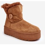 Boto Women's Platform Snow Boots with Faux Fur Camel Wikas | Shoptok.si