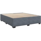  Krevet s oprugama i madracem tamnosivi 180x200 cm baršunasti | shoptok.hr