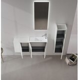 Hanah home Kupatilski ormarić sa umivaonikom i ogledalom (2 komada) Perla 110 349 Cene