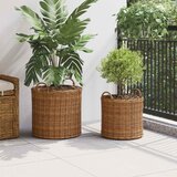  Vazon koš s pohranom 2 pcs Smeđa Lacak ratan | Eponuda.com