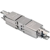 RJ45 spojka omrežni adapter CAT 6a (neobdelani kabel CAT7)\, CAT 6a\, CAT 6 [1x LSA - 1x LSA] srebrna, (20416662)