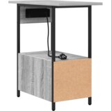 Noćni ormar Sivi hrast sonoma 60 x 30 x 61 cm Konstruirano drvo | shoptok.hr
