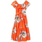 Desigual Ljetna haljina 'Daisy' žuta / narančasta / crna / bijela | shoptok.hr