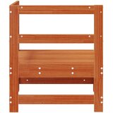  Vrtni kutni kauč Masivna borovina Vosak Smeđa 62 x 62 x 70,5 cm | shoptok.hr