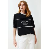 TRENDYOLMILLA Ženska majica TWOSS24TS00132, Crna | Eponuda.com