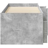  Loft krevet s ormarom 3 kom. Betonska siva Konstruirano drvo | shoptok.hr