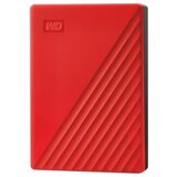 Western Digital HDD WD My Passport® 4TB rdeč, USB 3.0 (2.0), WD Backup™, WD Security™,WD Drive Utilities™ WDBPKJ0040BRD-WESN Cene