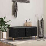  Haldna klop z blazino z vrati Črna Orehovina 100 x 38 x 46 cm, (5000155629) | Shoptok.si