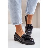 Kesi Women's patent leather moccasins S.Barski black | shoptok.hr