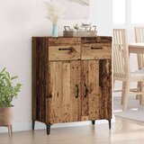 vidaXL Strani šal Star les 34 x 69,5 x 90 cm Konstruiran les | Shoptok.si