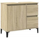 The Living Store Kopalniška omarica sonoma hrast 65x33x60 cm inženirski les - Kopalniška Omarica, (21499254) | Shoptok.si