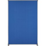 magnetoplan predelna stena, s tekstilno površino, vxšxg 1800 x 1250 x 350 mm | Shoptok.si