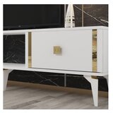 Hanah home tv polica doruk white gold | ePonuda.com
