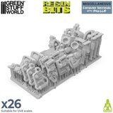 Green Stuff World Computer Terminals with Skulls Set | Kompjuterski terminali sa lobanjama set (26 kom, 1:48 razmera) | Eponuda.com