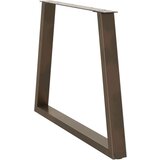  Noge blagovaonskog stola V-oblika 2 kom Prirodni čelik | shoptok.hr