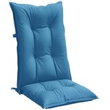  Jastuci za stolice 6 kom prošarano plavi 120x50x7 cm od tkanine | shoptok.hr