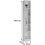 Mömax regal 4-you new Yur06, barva hrasta | Shoptok.si