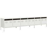 Maison Chic TV omarica - TV stojalo - Televizijska omarica bela 202x39x43,5 cm hladno valjano jeklo, (21701601) | Shoptok.si