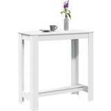 vidaXL Barska miza bela 102x50x103,5 cm inženirski les Cene