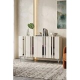 Hanah home komoda Mia 120, 120 cm, bela / srebrna | Eponuda.com