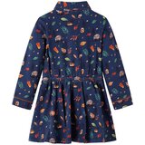  Dječja haljina s dugim rukavima modra 104 | shoptok.hr