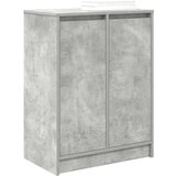 vidaXL Ormarić za cipele boja betona 57x34x76 cm konstruirano drvo | shoptok.hr