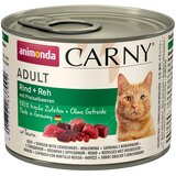 Animonda Varčno pakiranje Carny Adult 12 x 200 g - Govedina & srna z brusnicami Cene
