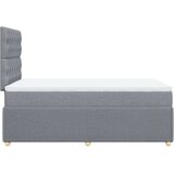 vidaXL Krevet s oprugama i madracem svjetlosivi 120x190 cm od tkanine | shoptok.hr