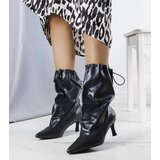Gemre Jabari black ankle boots with low heels | Shoptok.si