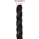  Radno uže crno 12 mm 100 m od polipropilena | shoptok.hr