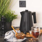 Alessi grelnik vode plisse 1l / 2400W / črn / termoplastika, (21317898) | Shoptok.si