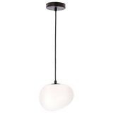 Brilagi Luster na sajli PEBBLES 1xE27/40W/230V prečnik 20 cm crna | Eponuda.com