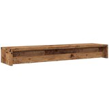 vidaXL Stojalo za zaslon starinski les 100x24x13 cm inženirski les | Shoptok.si