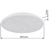 Globo 41569-18W - led stropna svetiljka xander LED/18W/230V 3000K prečnik 35 cm bela | Eponuda.com
