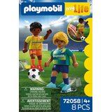 Playmobil 72058 - Nogometaš in nogometašica - 1 k. u