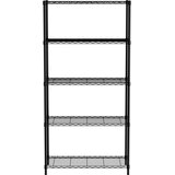  Regal za Shranjevanje s 5 Policami, 910x455x1830mm | Shoptok.si