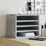 vidaXL Organizator za pisalno mizo betonsko siv 36x26x29,5 cm inž. les Cene