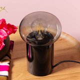 Brilliant Stona lampa KNUT 1xE27/25W/230V crna/prozirna | Eponuda.com