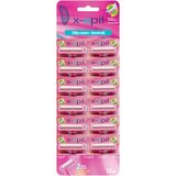 X EPIL Silky - Brijač s 2 oštrice s gumiranom drškom (12 komada) | shoptok.hr